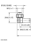 *OVERSTOCK* Turck Eurofast Cordset EKWL-A4.400-GC2K-10