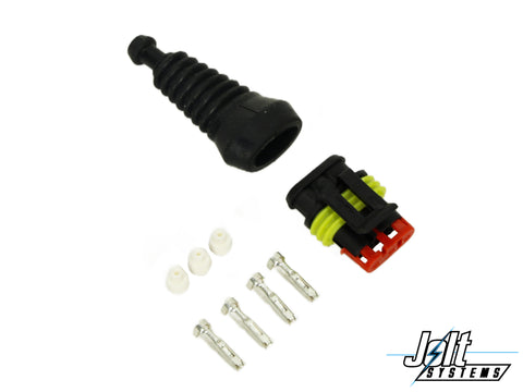 Connector Kit with Rubber Boot - Borg Warner Turbine Speed Sensor, 24x LS Crank & Cam Sensor