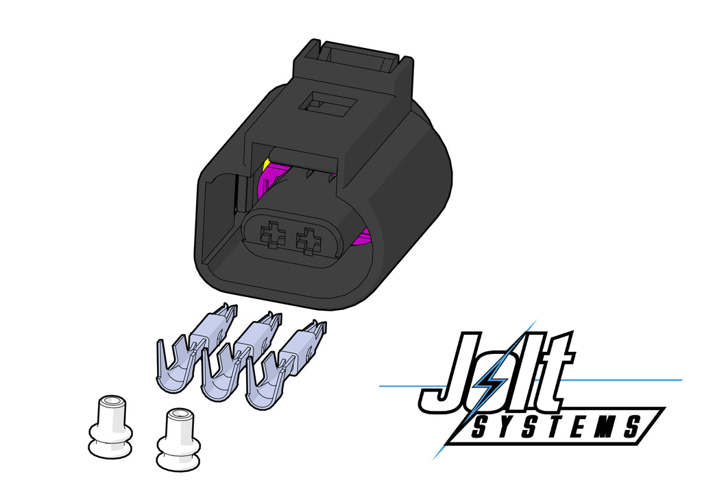 Connector Kit - 2 Pin Volkswagen VW Coolant Temp Sensor – Jolt Systems