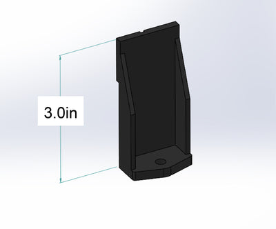 Replacement Leg for HD Modular Relay Block - 3in
