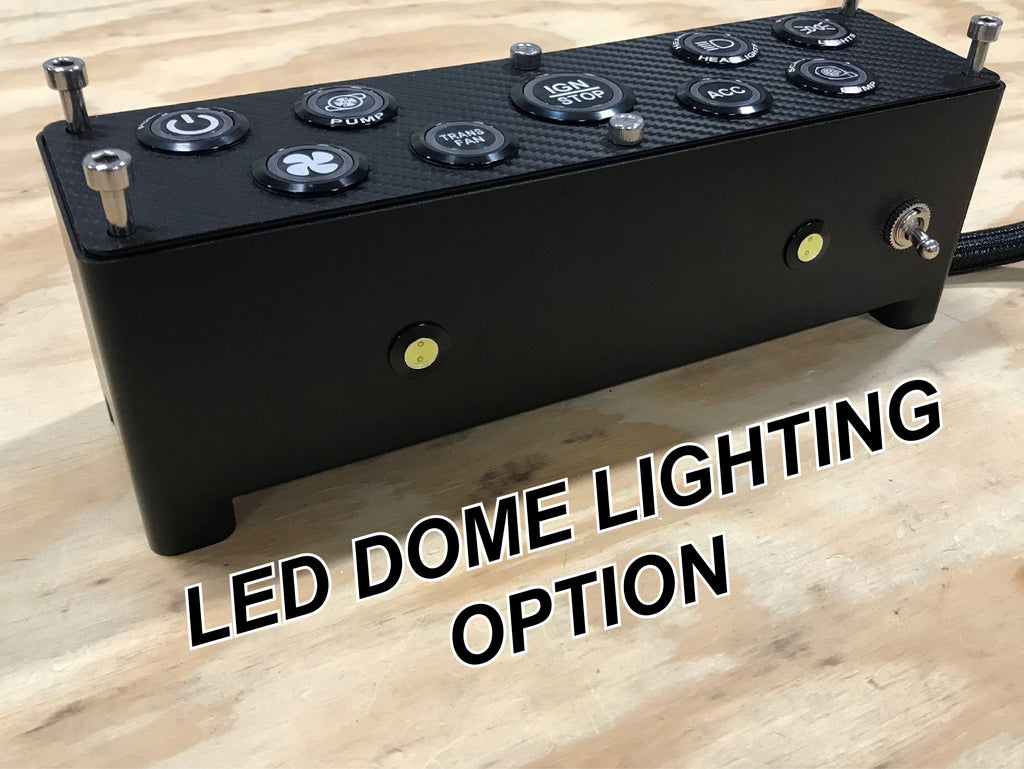 Roll Bar Mount Switch Box 11 Button, PreWired Jolt Systems