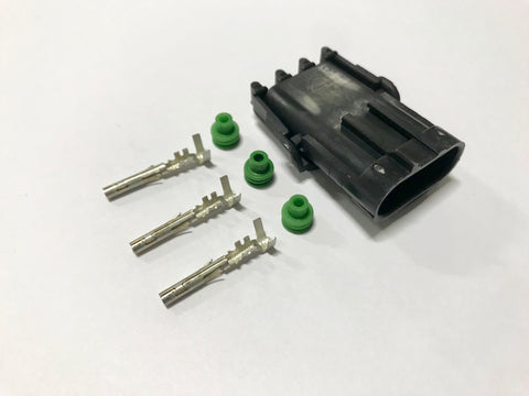Connector Kit - Weatherpack 3 Pin Shroud TPS Hall Effect